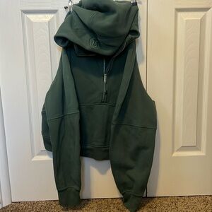 Lululemon Oversized Cropped Half-Zip Scuba Hoodie